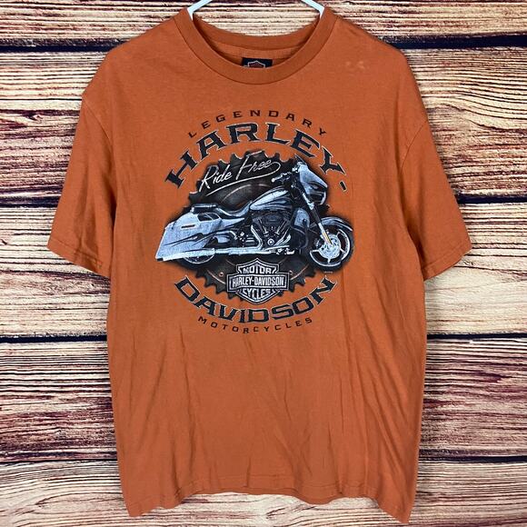 Harley Davidson Motorcycles Omaha, Nebraska T-shirt - Picture 3 of 6
